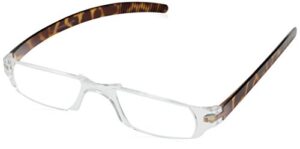 zoom eyeworks unisex adult 1.5 reading glasses, tortoise, us