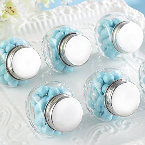 Kate Aspen Set of 12 Mini Glass Favor Jar