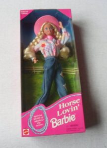 horse lovin' barbie