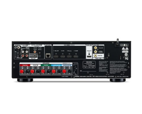 Denon AVR-E300 5.1 Channel 3D Pass Through and Networking Home Theater AV Receiver with AirPlay (Discontinued by Manufacturer)