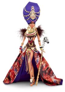 tribal beauty barbie doll direct exclusive gold label global glamour collection
