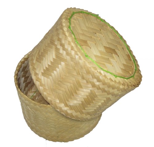 Thai Handmade Sticky Rice Serving Basket midiuml size