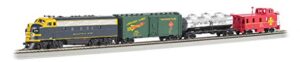 bachmann trains - thunder chief dcc sound value ready to run electric train set - ho scale black 0.5 liters