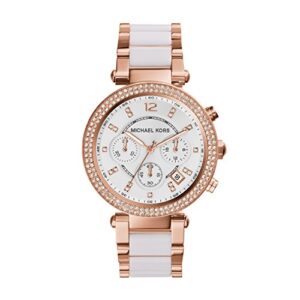 michael kors women's parker rose gold-tone watch mk5774