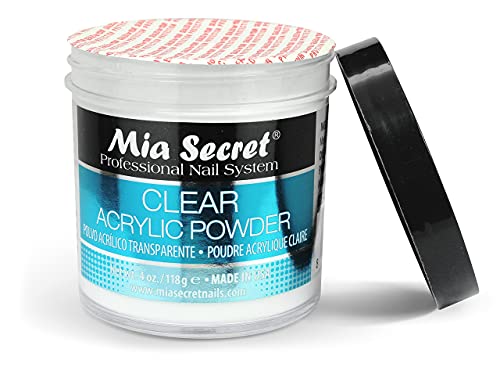 Mia Secret Clear Acrylic Powder (4oz)