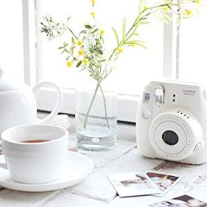 FujiFilm Instax Mini 8 with Strap and Batteries (White)