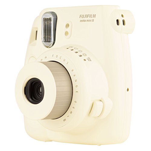 FujiFilm Instax Mini 8 with Strap and Batteries (White)