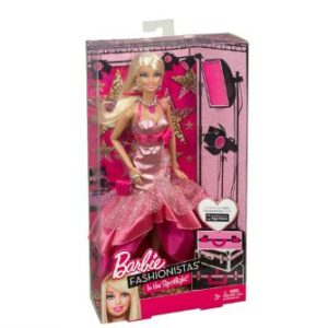 Barbie Fashionistas in The Spotlight Gown Doll, Pink