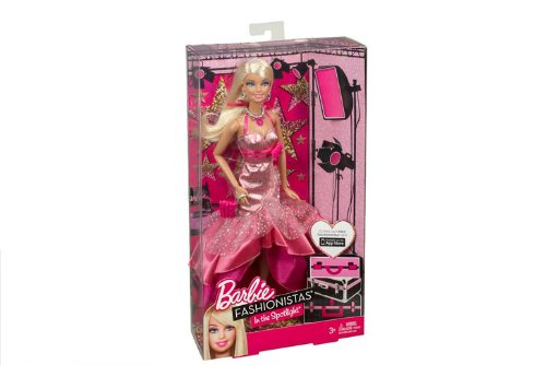 Barbie Fashionistas in The Spotlight Gown Doll, Pink