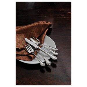 Oneida 2552SBLF Arbor Rose Flatware - Bouillon Spoon - Case of 1 Dozen