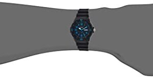 Casio Unisex MRW200H-2BV Neo-Display Black Watch with Resin Band