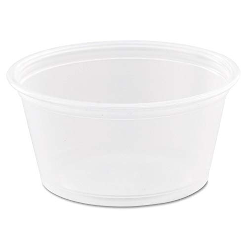 Dart 200PC 2 oz Clear PP Portion Container (Case of 2500)