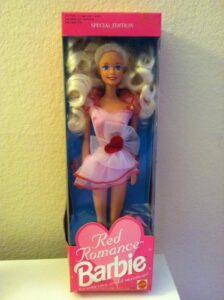 red romance barbie