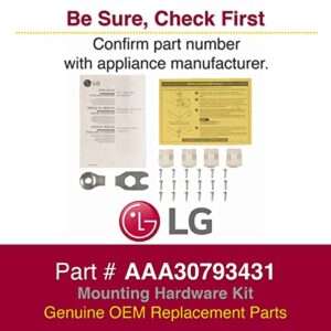 LG AAA30793431 Genuine OEM Mounting Hardware Kit for LG Washing Machines