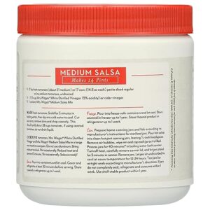 Mrs. Wages Medium Salsa Canning Mix, 11.2 Ounce Canister (Pack of 1)