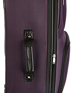 Rockland Fashion Expandable Softside Upright Luggage Set, Purple, 2-Piece (14/19)