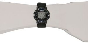 Armitron Sport Unisex 40/8291BLU Navy Blue Accented Digital Chronograph Black Nylon Strap Watch