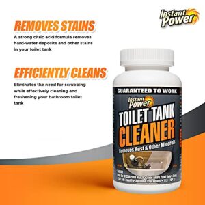 Instant Power Toilet Tank Cleaner – Bathroom Toilet Cleaning Powder, Removes Rust and Other Minerals, No Scrubbing, 16 Oz