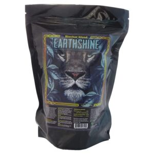 greengro earthshine - biochar & humic acid blend/activated charcoal/sequesters carbon/organic soil booster, top soil, plant food/compost tea accelerator/derived from worm castings / 2lb