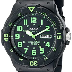 Casio Men's MRW200H-3BV Dive Style Neo-Display Sport Watch