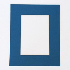 topseller100, Pack of 10 BLUE 11x14 Picture Mats Matting with White Core Bevel Cut for 8x10 Pictures