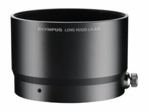 olympus lh-61f metal lens hood for m.zuiko digital 75mm 1:1.8 lens - black