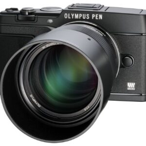 Olympus LH-61F Metal Lens Hood for M.ZUIKO Digital 75mm 1:1.8 Lens - Black