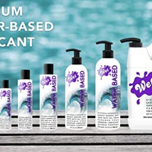 Wet Original Water Based Lube 3 Ounce Premium Personal Lubricant, Long Lasting Formula for Condom Safe Vegan Ph Balanced Hypoallergenic and Paraben Free Intimacy