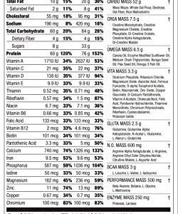 Ultimate Nutrition ISO Mass Xtreme Gainer, Weight Gainer Protein Powder with Creatine, 60 Grams of Protein, Whey Isolate Protein Powder for Lean Muscle Gain, 10 LBS with 30 Servings, Chocolate