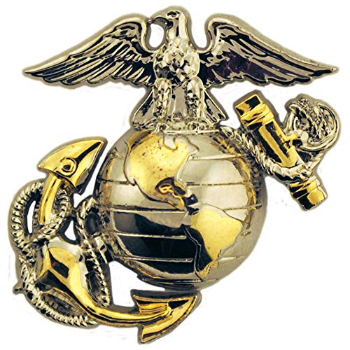 EagleEmblems United States Marine Corps Gold Tone Logo Emblem Lapel / Hat Pin