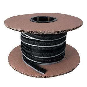 crl w562c .625" (16 mm) vanguard security astragal replacement pile weatherstrip 100ft