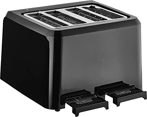 Cuisinart CPT-142BK 4-Slice Compact Plastic Toaster, Black