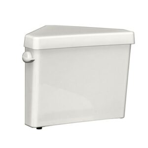 american standard 4338001.020 cadet 3 triangle 1.6 gpf toilet tank only, white