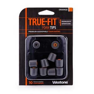 Westone Audio Performance Foam Eartips - Orange, 5 Pairs