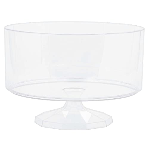 Amscan Medium Plastic Trifle Container - 7 3/8' | Clear | 1 Pc.