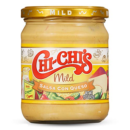 CHI-CHI'S Fiesta Mild Salsa Con Queso Dip, 15 Ounce (Pack of 12)