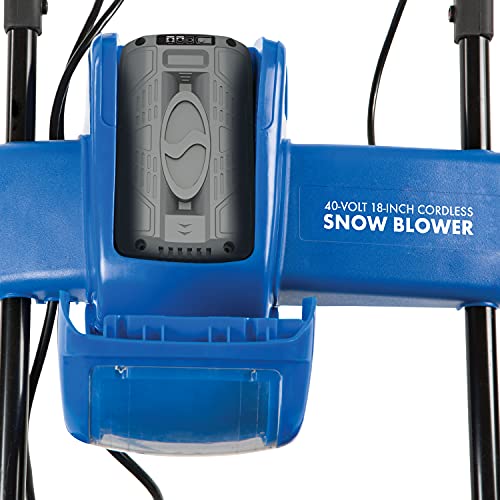 Snow Joe ION18SB 18-Inch 40 Volt Cordless Single Stage Brushless Snow Blower, 7" x 1.5"