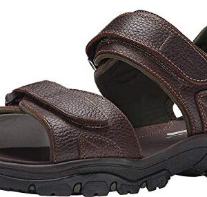 Rockport Men's Rocklake Flat Sandal, Brown/Brown, 11.5 W US