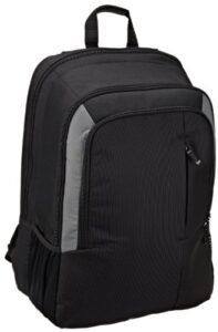 amazon basics laptop computer backpack - fits up to 15 inch laptops