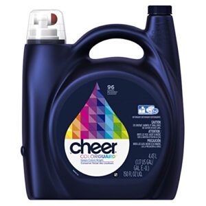 cheer colorguard liquid laundry detergent, 96 loads 150 fl oz