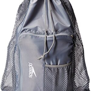 Speedo Unisex-Adult Deluxe Ventilator Mesh Equipment Bag , Frost Grey