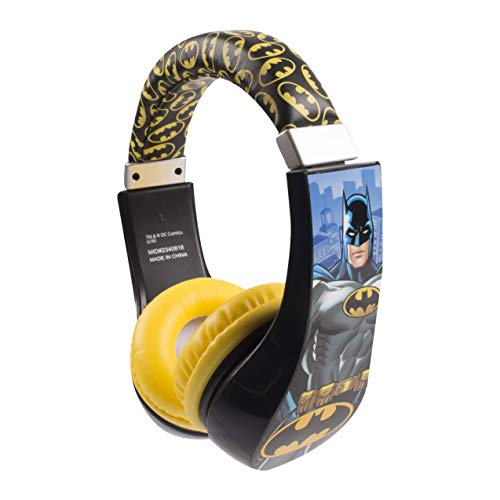 Sakar Kids Safe Over The Ear Headphones, Volume Limiter for Developing Ears, 3.5MM Stereo Jack, Recommended for Ages 3-9