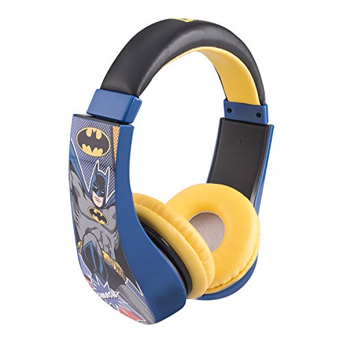 Sakar Kids Safe Over The Ear Headphones, Volume Limiter for Developing Ears, 3.5MM Stereo Jack, Recommended for Ages 3-9