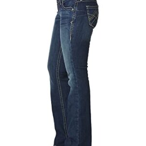 Ariat Women's R.E.A.L. Mid Rise Bootcut Jean, Spitfire, 29 Regular