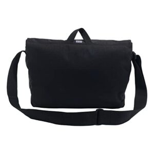 Carhartt Ripstop Messenger Bag, Durable Water-Resistant Messenger Work Bag, Black