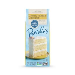 Pamela's Products - Vanilla Cake - Mix - Case of 6 - 21 oz.