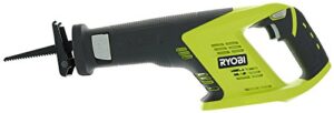 ryobi p515 one+ 18v 7/8 inch stroke length 3,100 rpm lithium ion cordless reciprocating saw with anti-vibration handle (batteries not included, power tool only)