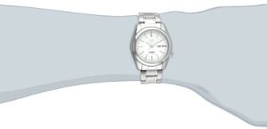 SEIKO Men's SNKL41 5" White Dial Stainless Steel Automatic Watch