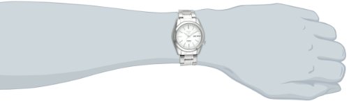 SEIKO Men's SNKL41 5" White Dial Stainless Steel Automatic Watch