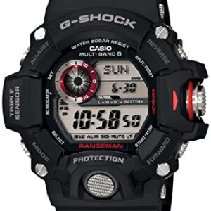 Casio Men's GW-9400J-1JF G-Shock Digital G Rangeman Series Multiband 6, Black Watch